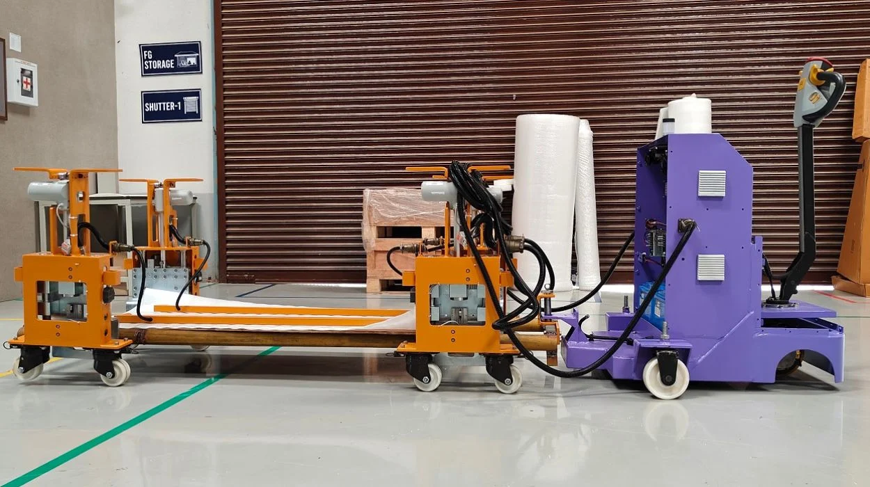 An Image of PCTT (PET-CT Table Transfer Trolley)